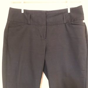Black slacks, size 4